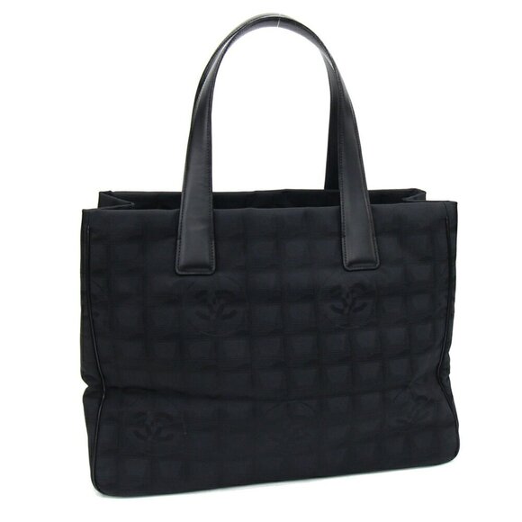 CHANEL Black Leather Tote Bag - Picture 1 of 7